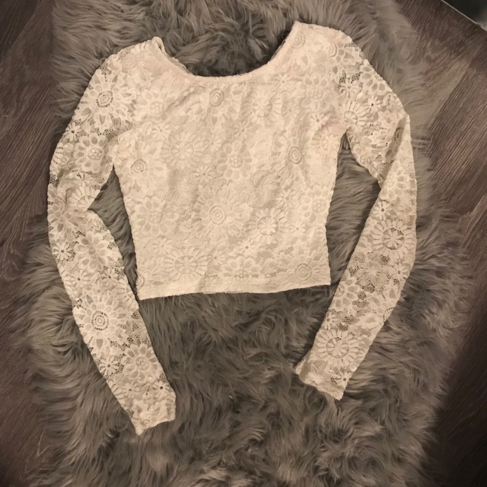 Forever 21 Lace Crop Top
